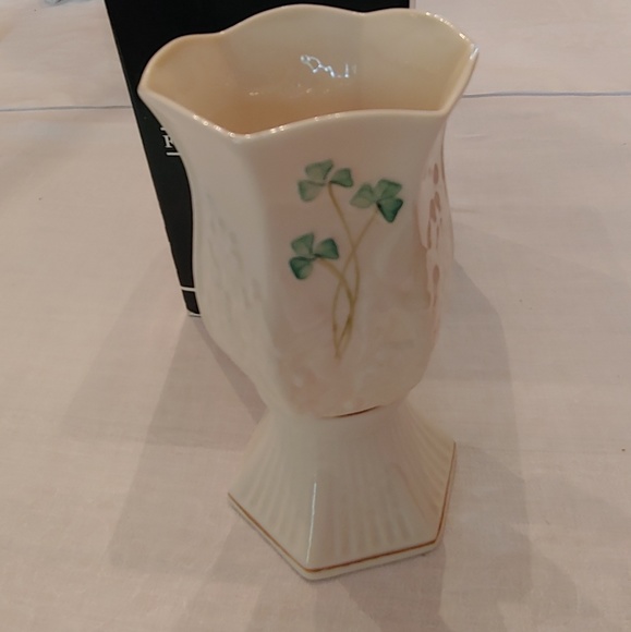 Belleek Candle Holder - Picture 3 of 8